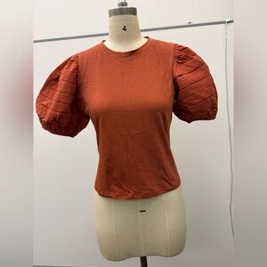 Jennifer & Grace - Women's Puff Sleeve Top - Medium